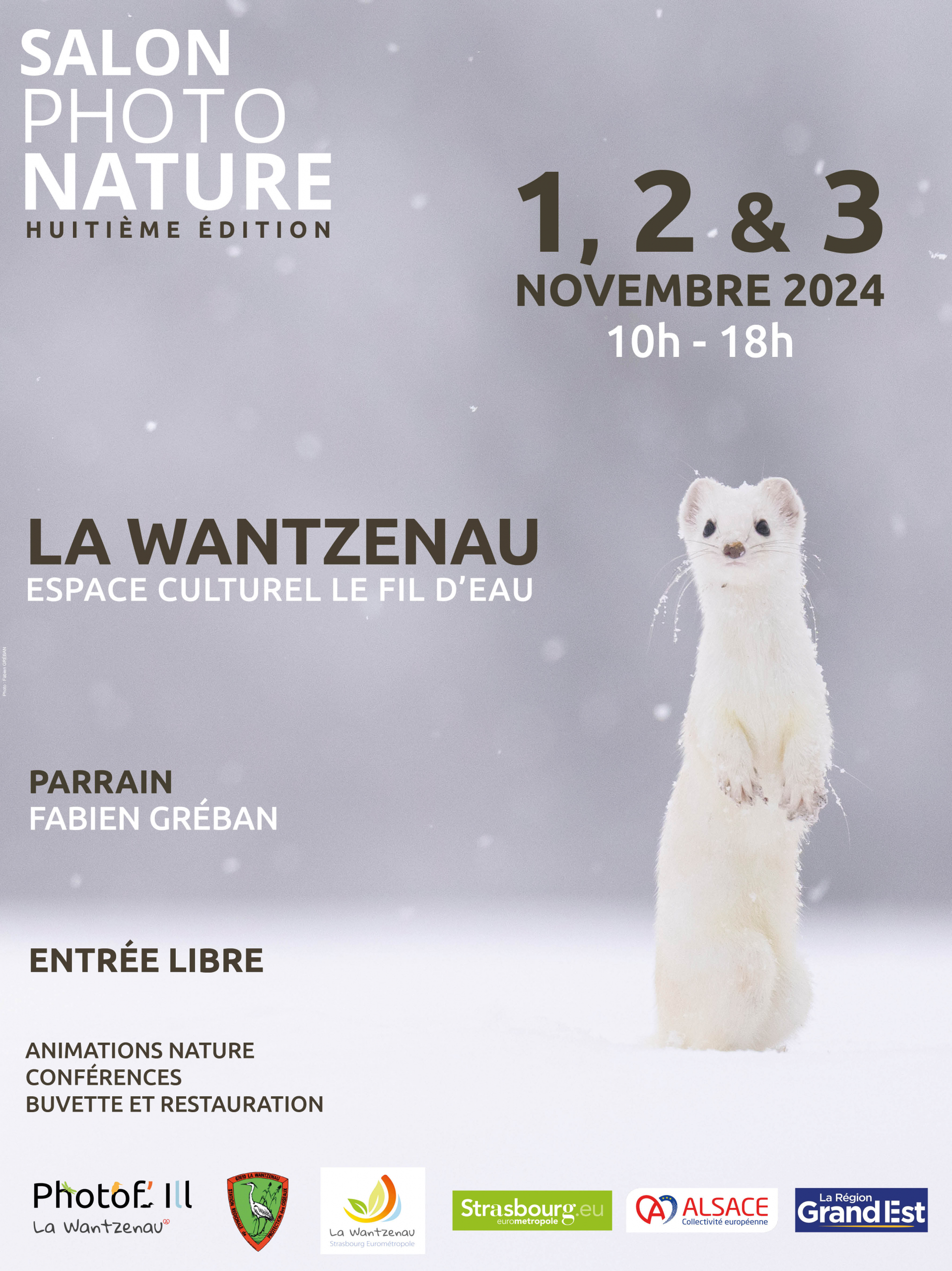 Affiche du 8ème Salon Photo Nature de La Wantzenau